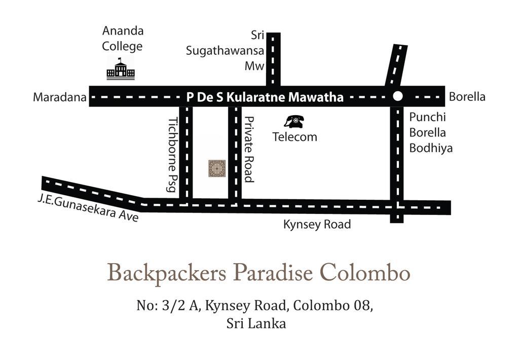 Backpackers Paradise Colombo Esterno foto